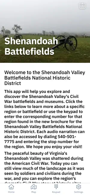 Shenandoah Valley Battlefields screenshot 1