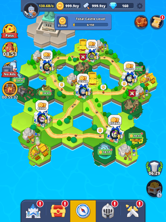 Crown Rumble: Idle Kingdoms iPad screenshot