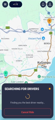Move by legacy mobility iPhone screenshot