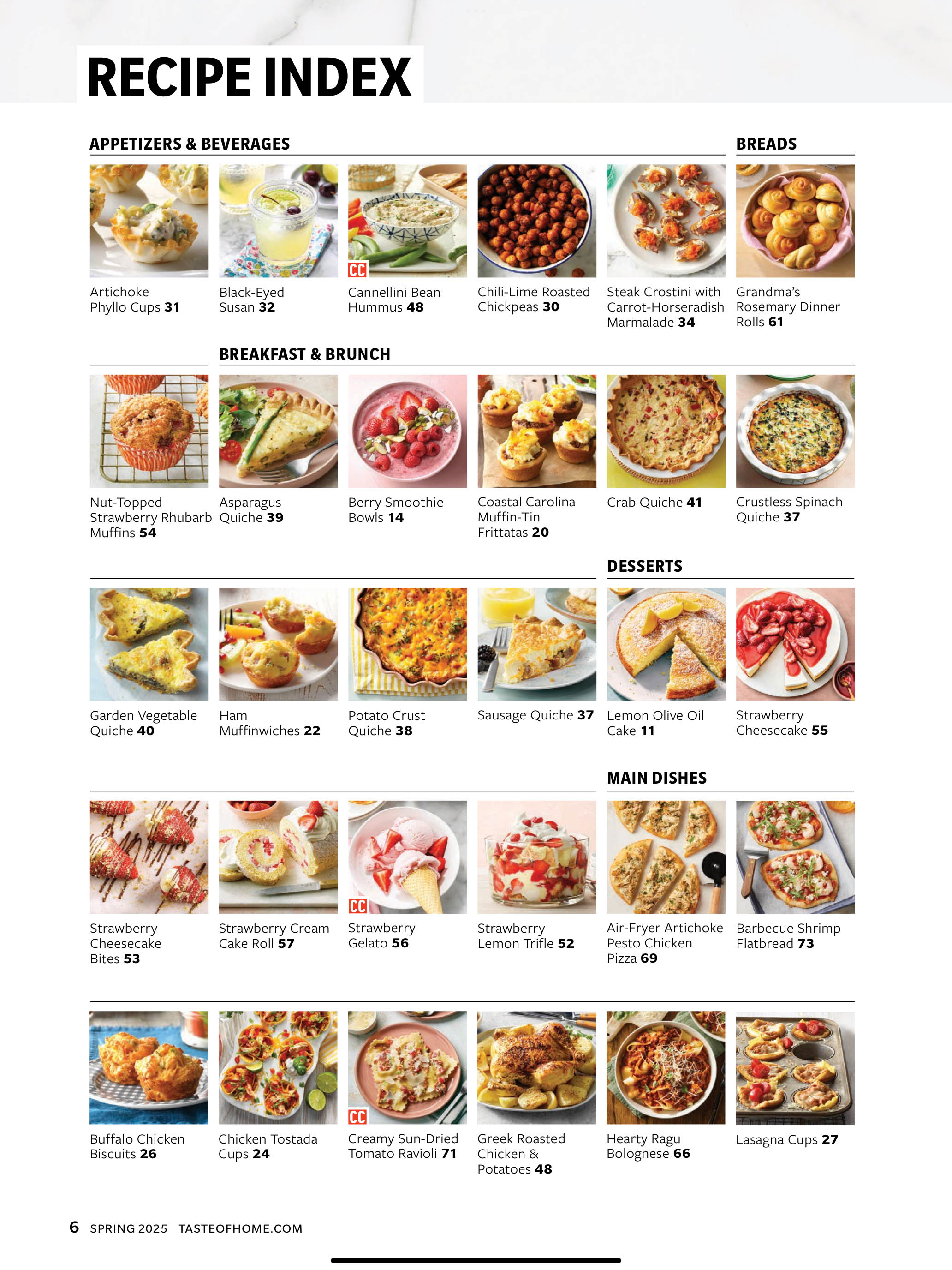 Taste of Home Magazine
