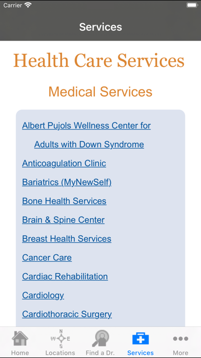 St Luke's Hospital Screenshot