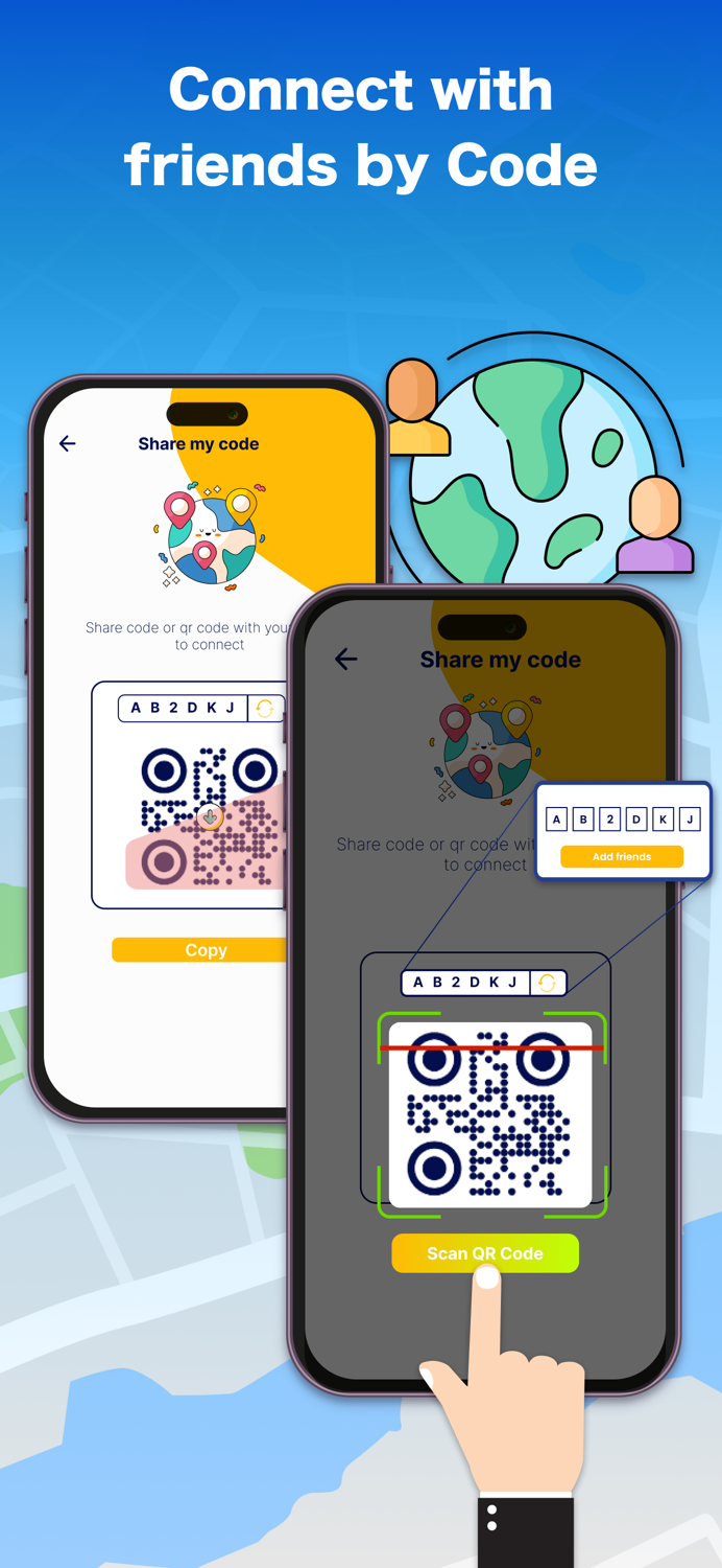 Real-time GPS Location Sharing