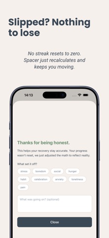 Spacer: Quit Habits Slowly Screenshot 5 of 7