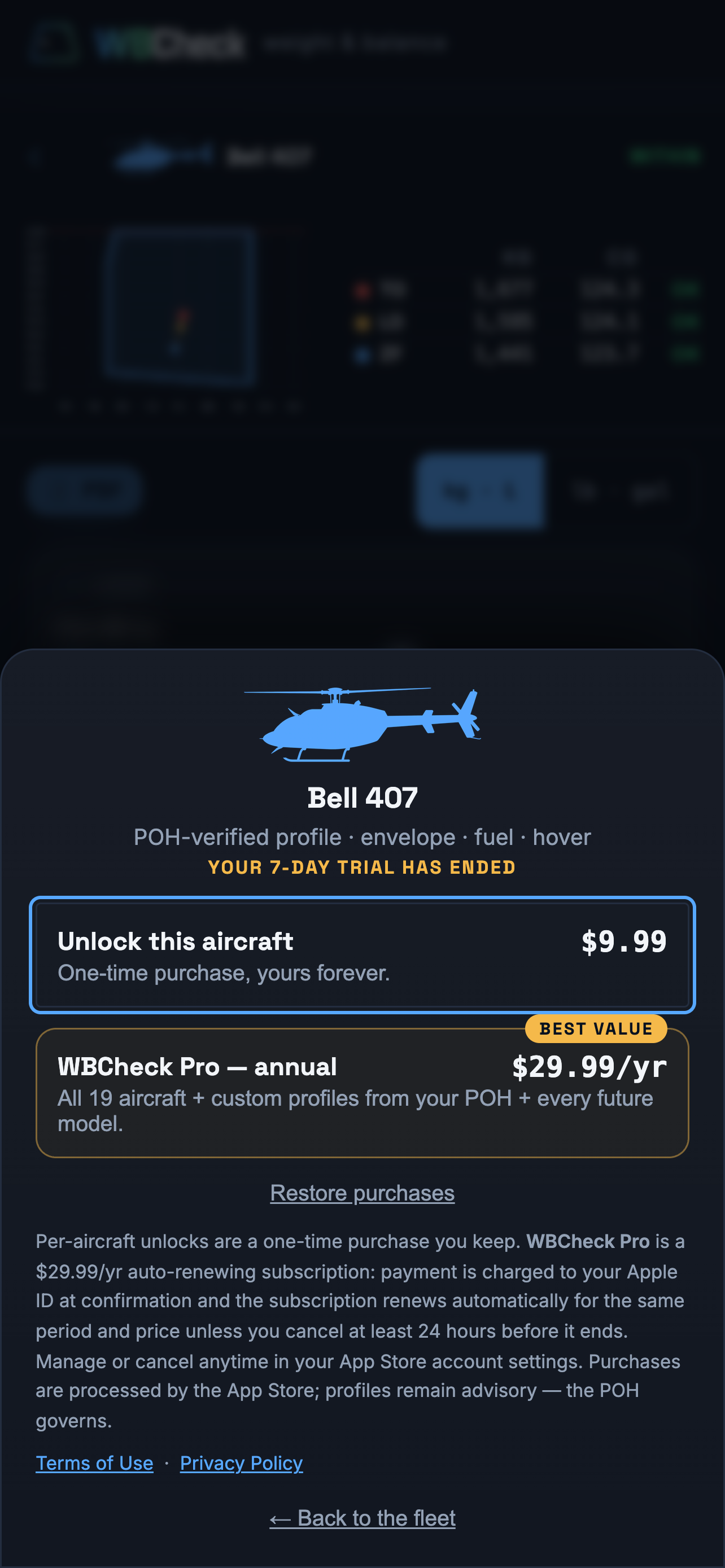 WBCheck: Weight & Balance screenshot 4