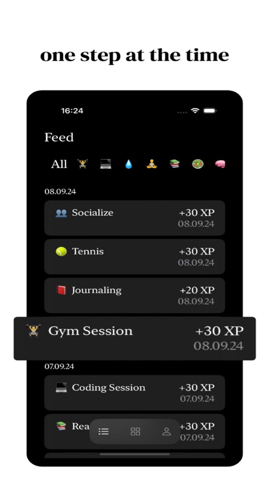 #1. Be Productive - One Step (iOS) Ved: Michal Michalik