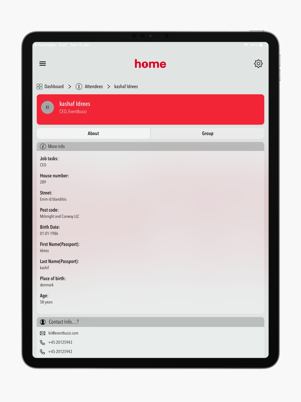 iPad screenshot