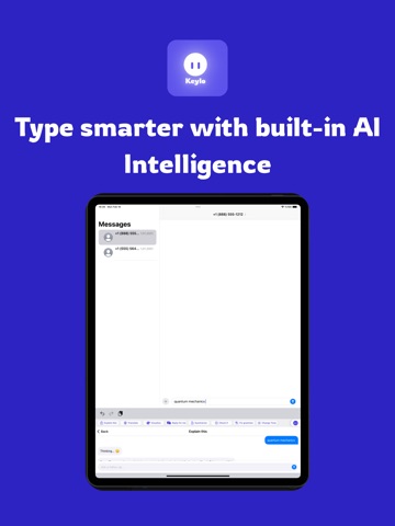 Keylo: AI on Your Keyboard iPad screenshot