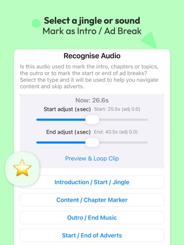 Podgy: Skip Podcast Ads iPad screenshot
