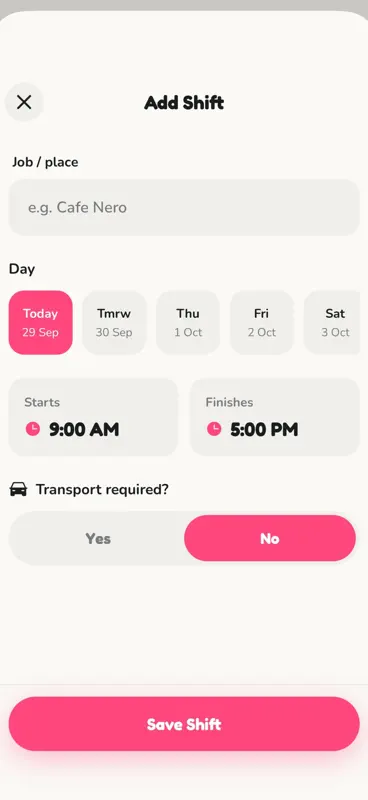My Shift Share screenshot 3 of 9