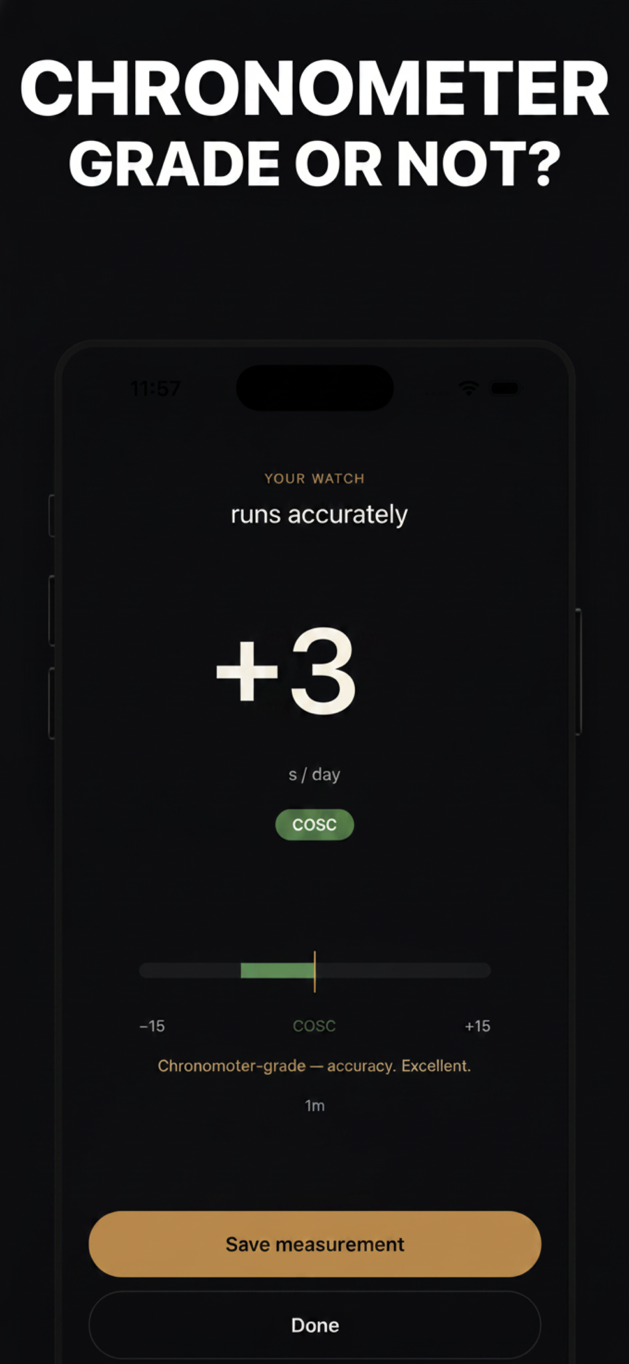 Precision Watch: Accuracy
