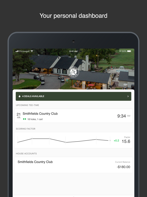 Smithfields CC iPad screenshot 1 - Sports app