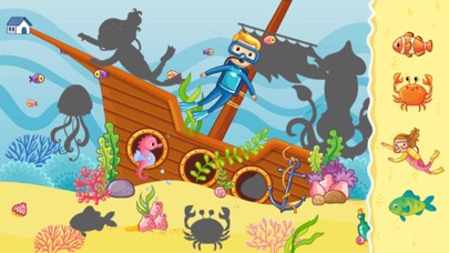 SEA ANIMAL fish games for kids Screenshot