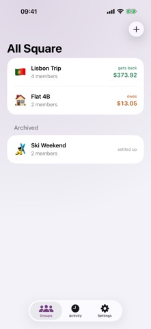 All Square: Split Expenses screenshot 1