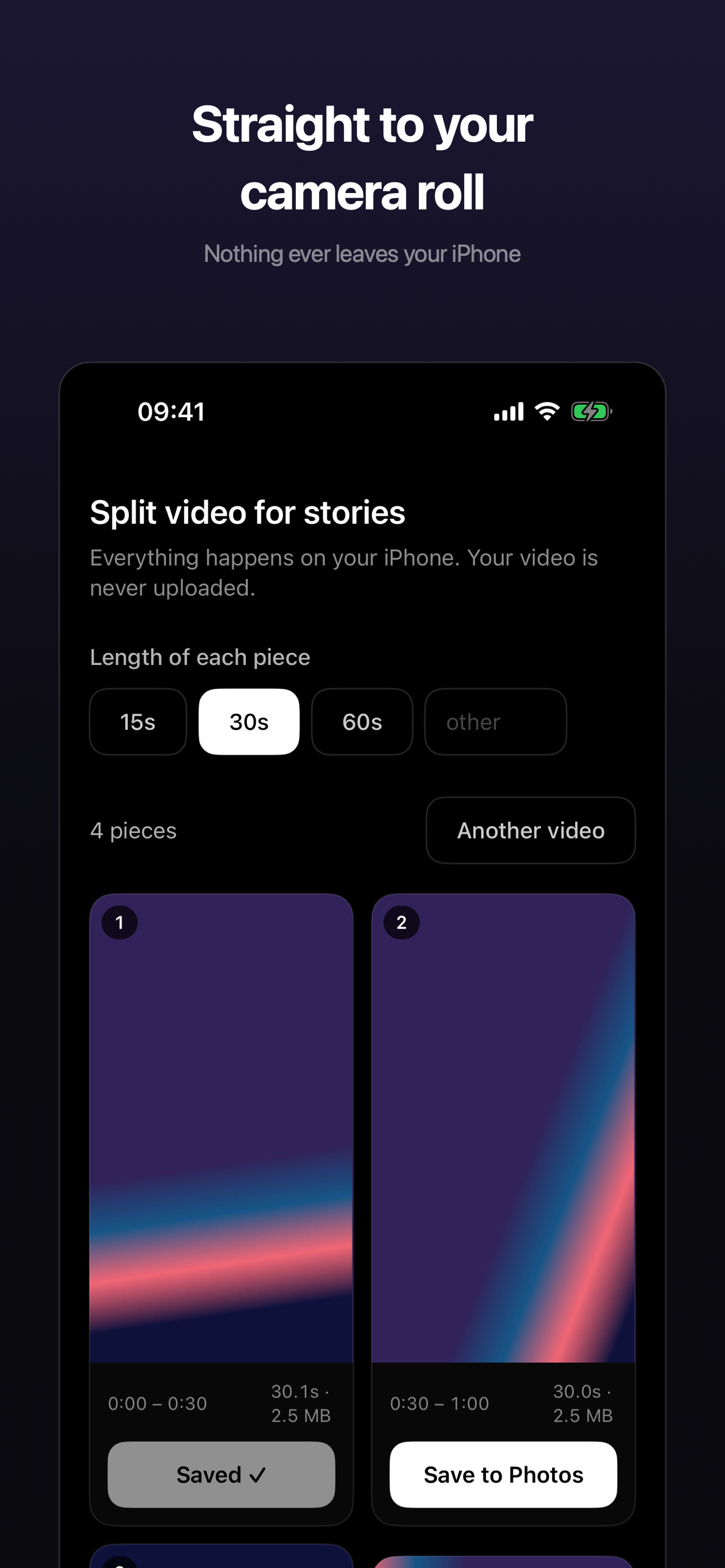 Story Video Splitter screenshot 3