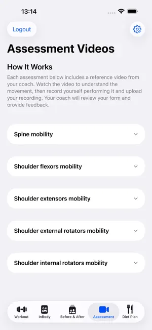 CoreTrack Fitness screenshot 2