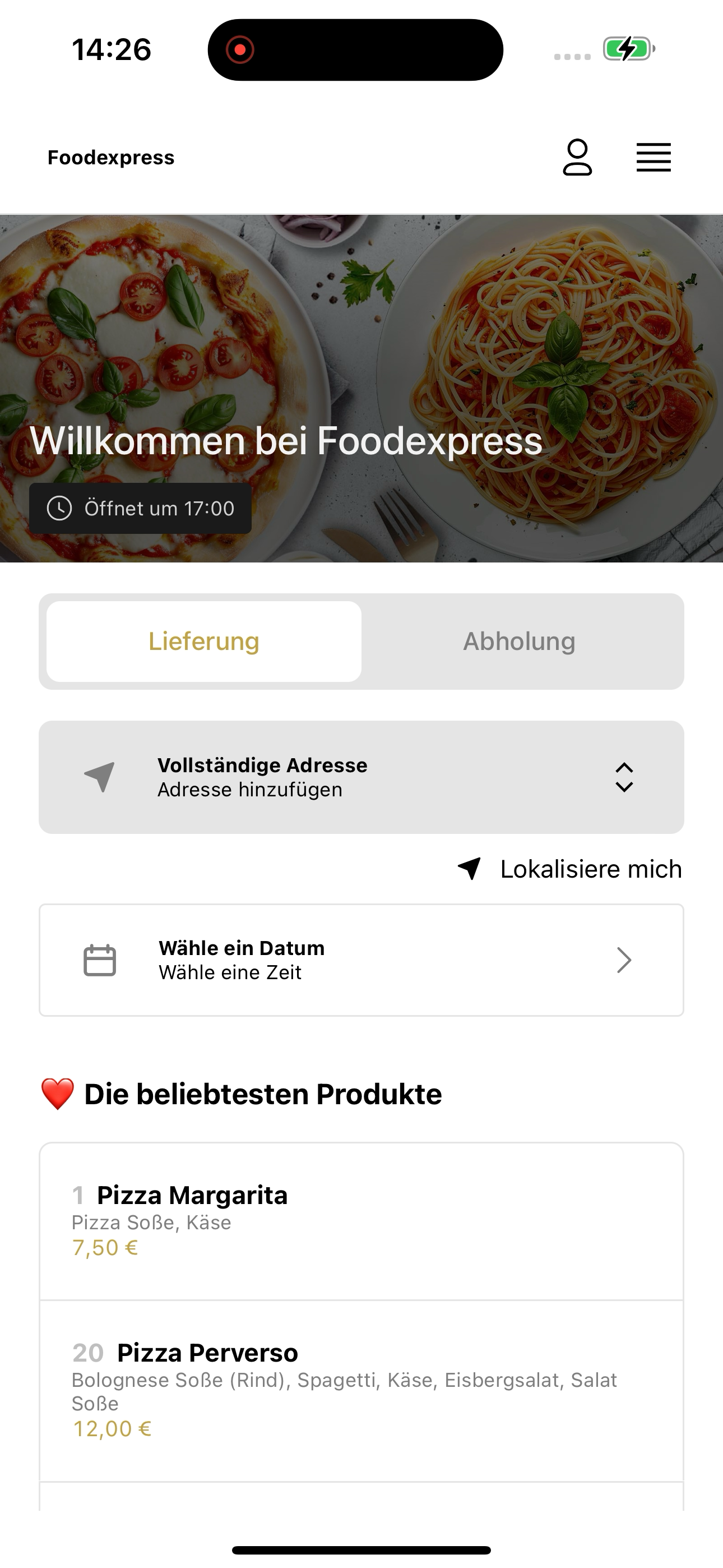 Foodexpress DE screenshot 5