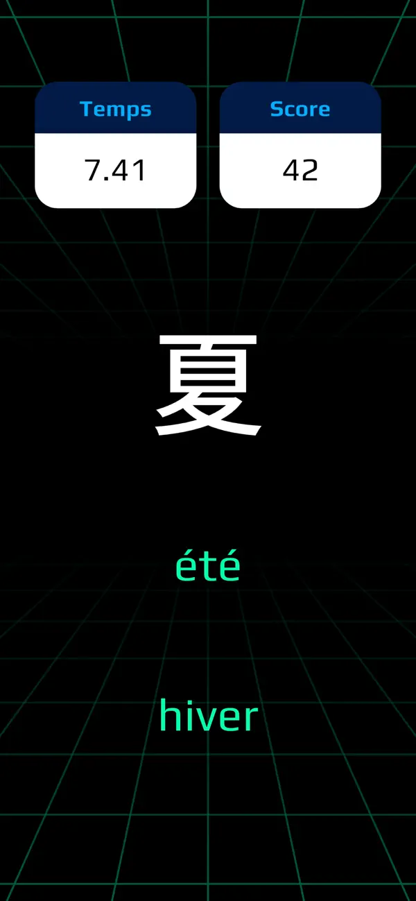 Screenshot #2 pour Cyber Kanji : Apprends le 日本語