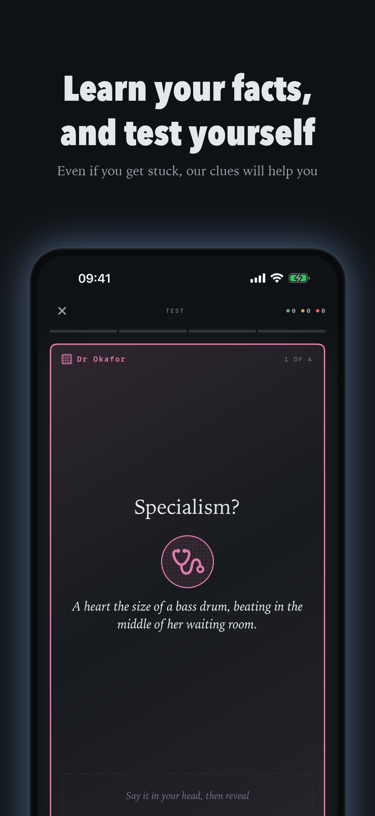 Screenshot 4 of Recall - Memorise Key Facts