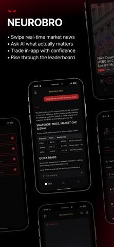 Neurobro: Smart Trading AI iPhone screenshot