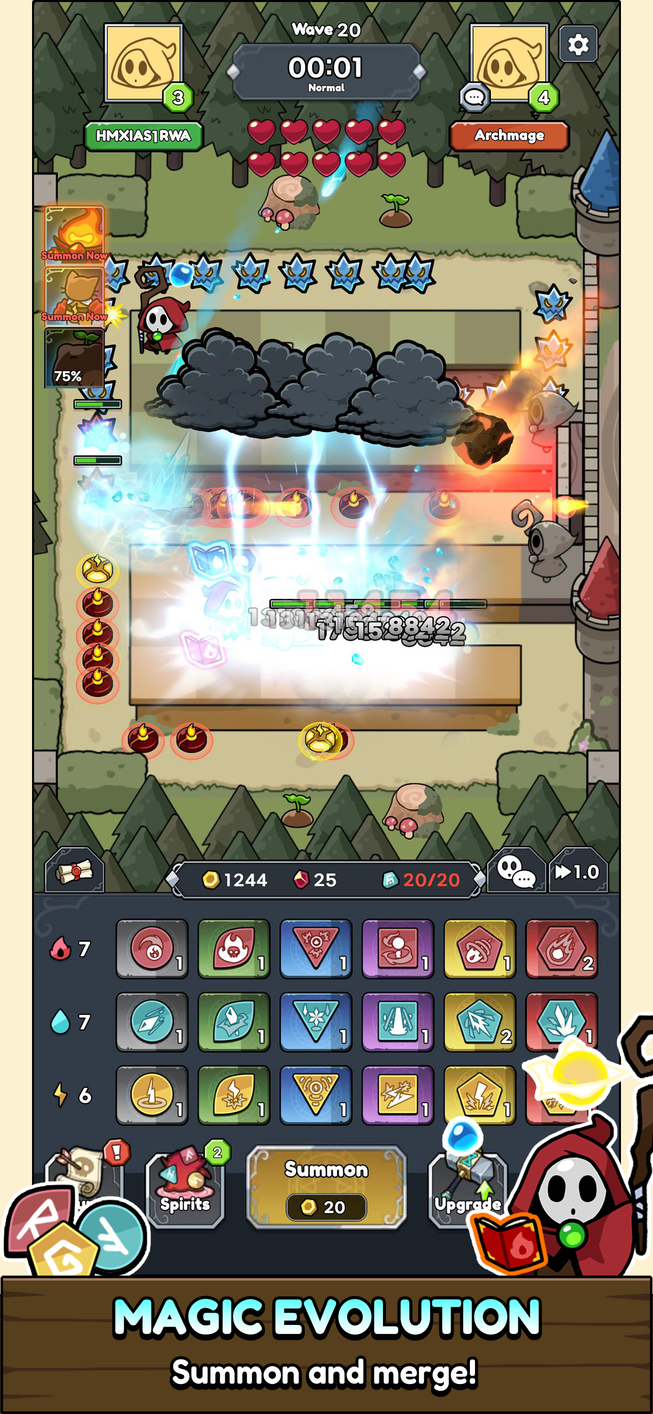 Magic Defense: Co-op Wizard TD screenshot 2