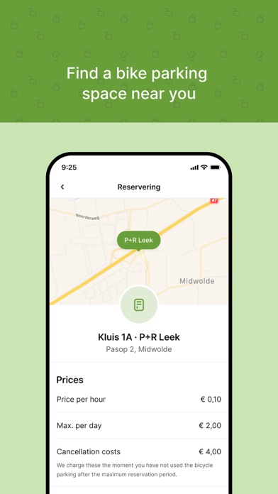ParkMyBike Screenshot
