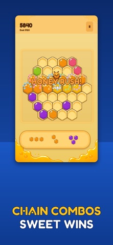 Hexa Blast: Honey Puzzle screenshot