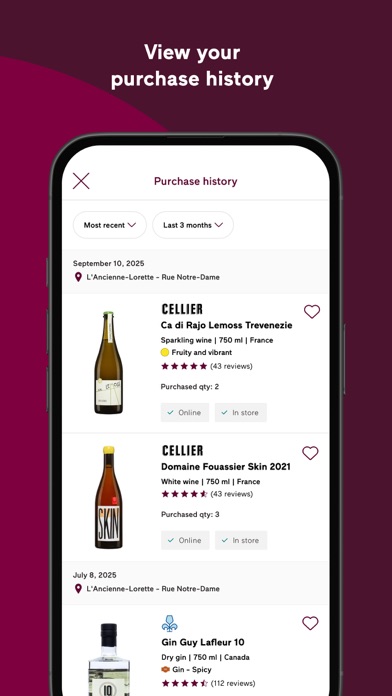 Société des alcools du Québec iPhone screenshot 7 - Food & Drink app