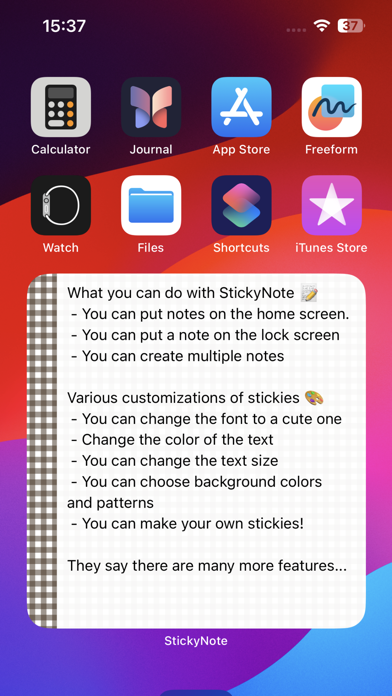 Sticky Note Widgets - Memo pad Screenshot