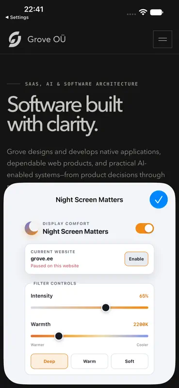 Night Screen Matters screenshot 4 of 4