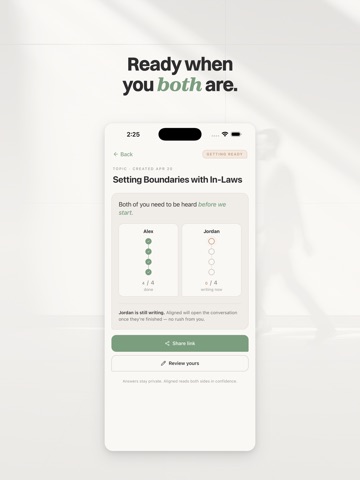 Aligned - Get on the Same Page iPad screenshot