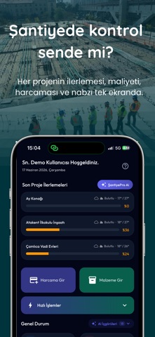 ŞantiyePro - İnşaat Muhasebesi iPhone screenshot
