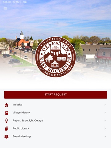 East Rochester Connect iPad screenshot