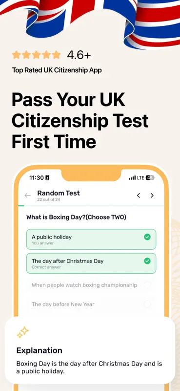 Life in the UK Test Prep: 2026 screenshot 1 of 10