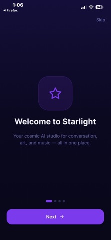 Starlight Chat & Studio Pro. iPhone screenshot