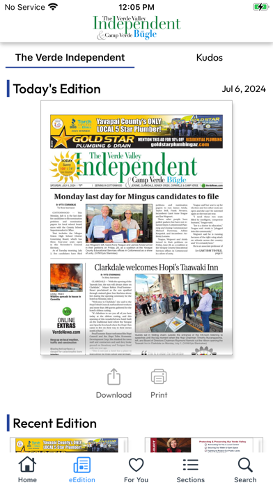 The Verde Independent Screenshot