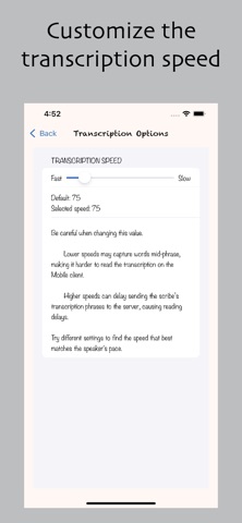 Lecture Scribes Server screenshot