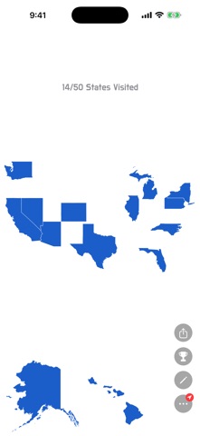 VisitedStates Screenshot 4 of 6