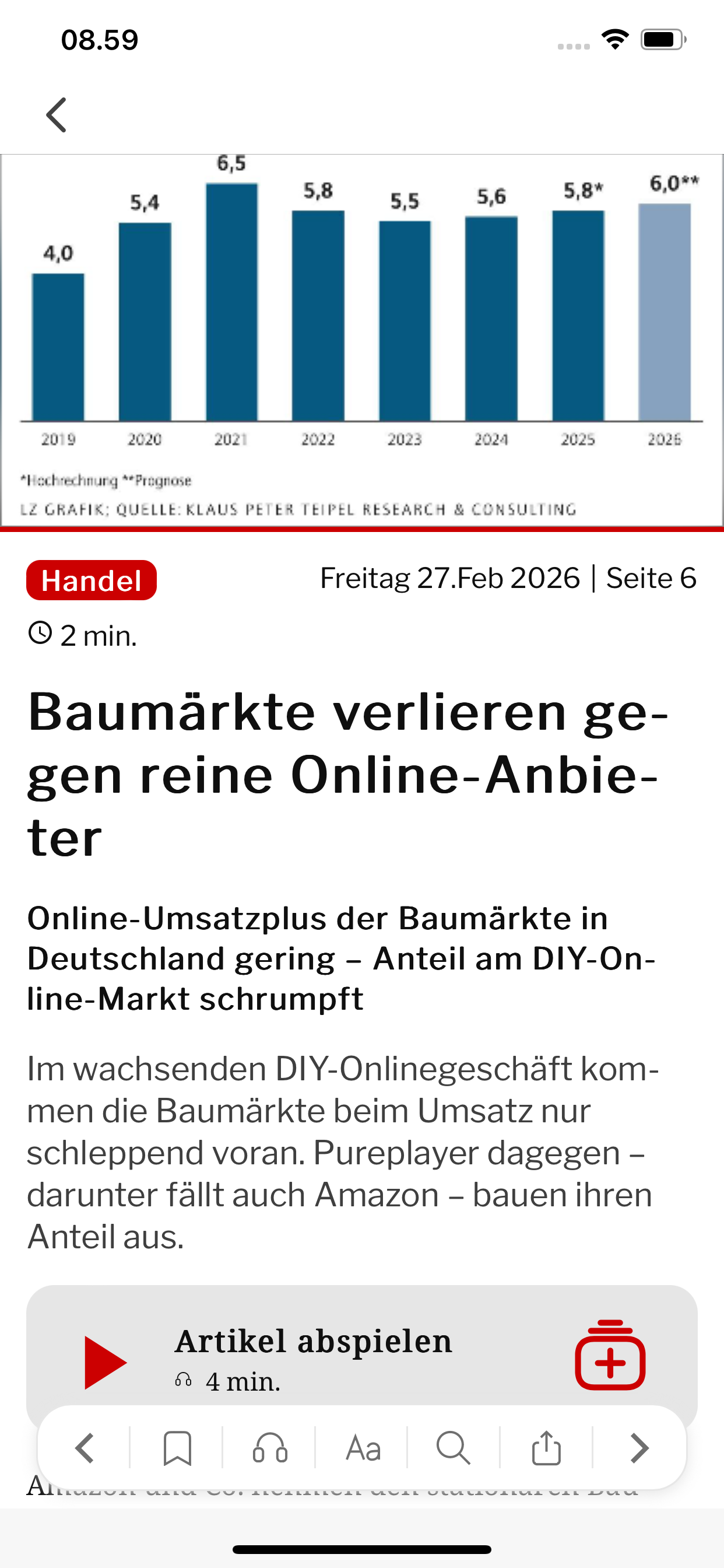Lebensmittel Zeitung