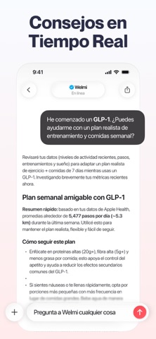 Welmi - Contador De Calorias App Store preview screenshot 7