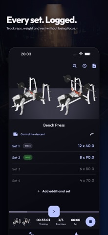 Heft: Workout Strength Tracker Screenshot 4 of 9