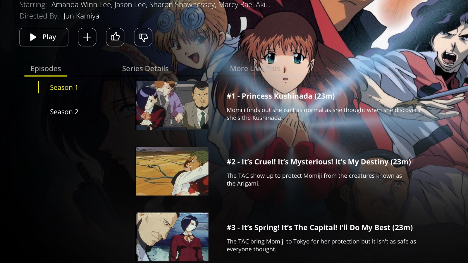 RetroCrush apple_tv screenshot 4