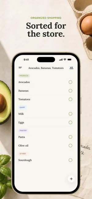 Grocer: Shared Grocery List screenshot 1
