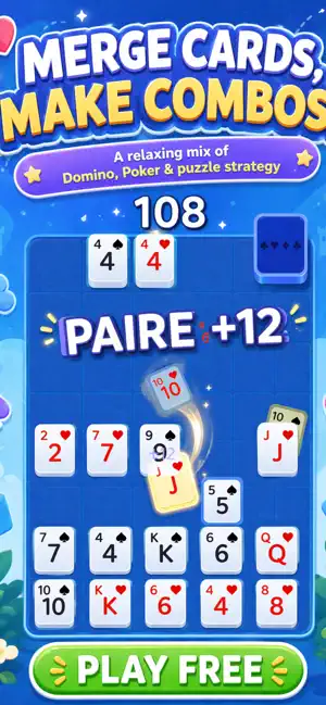 Flush Drop: Poker Solitaire screenshot 1
