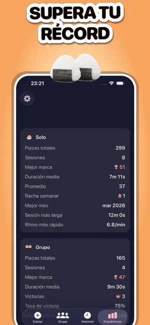 Sushi Count - Contador iPhone screenshot 4