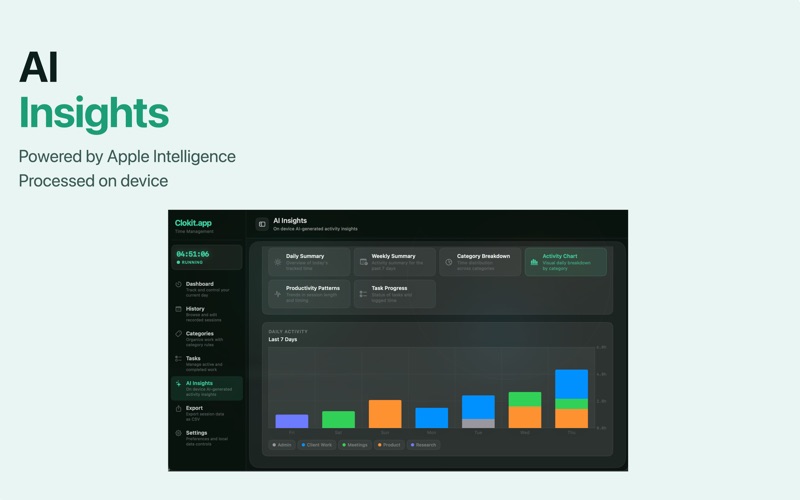 Clokit - Time Management screenshot