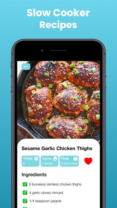 Crockpot Recipes: Slow Cooker iPhone screenshot 2 - Food & Drink app