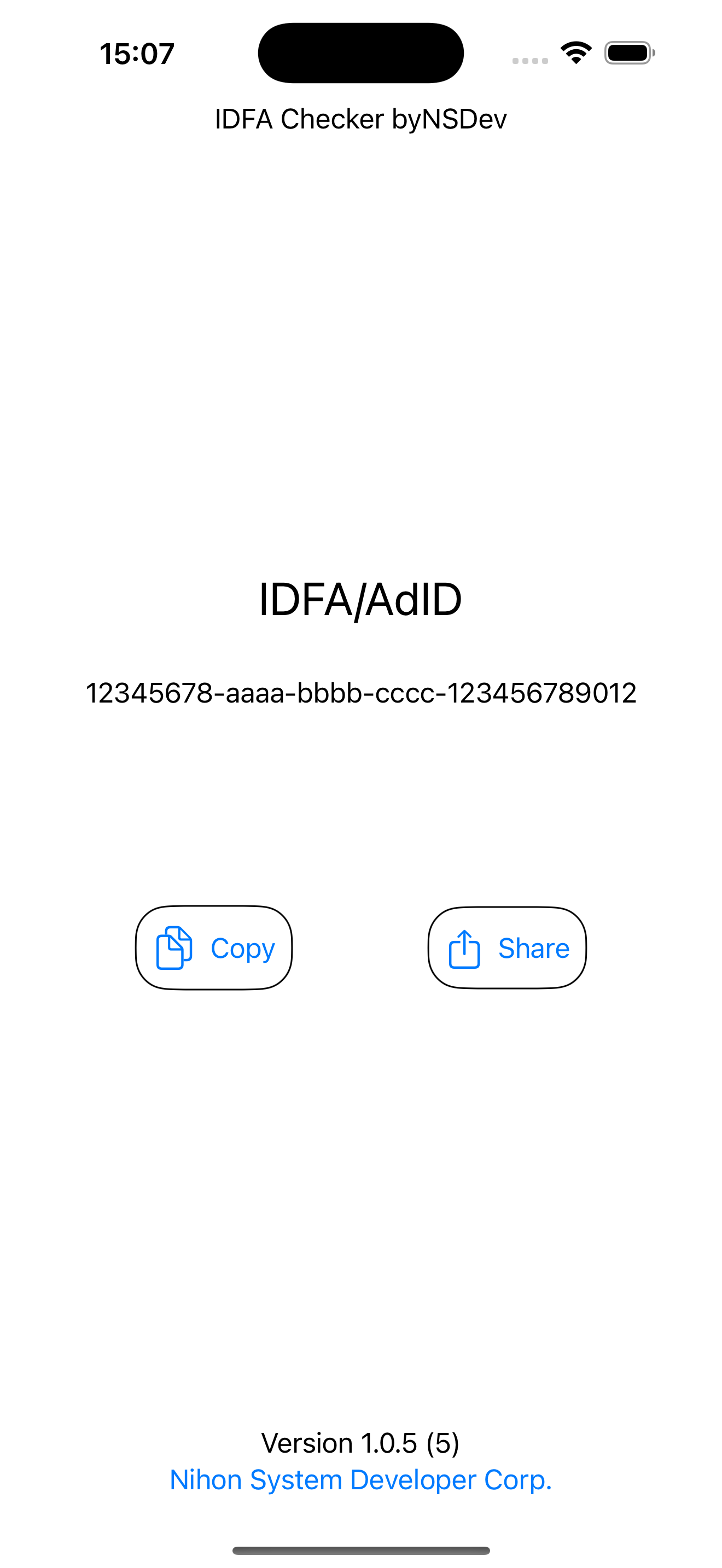 IDFA Checker byNSDev