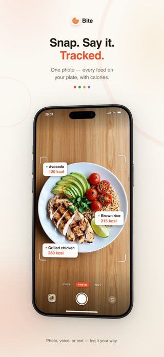 Bite: AI Calorie Tracker Screenshot 1 of 6