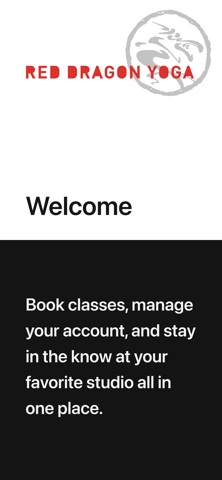 Red Dragon Yoga App iPhone screenshot