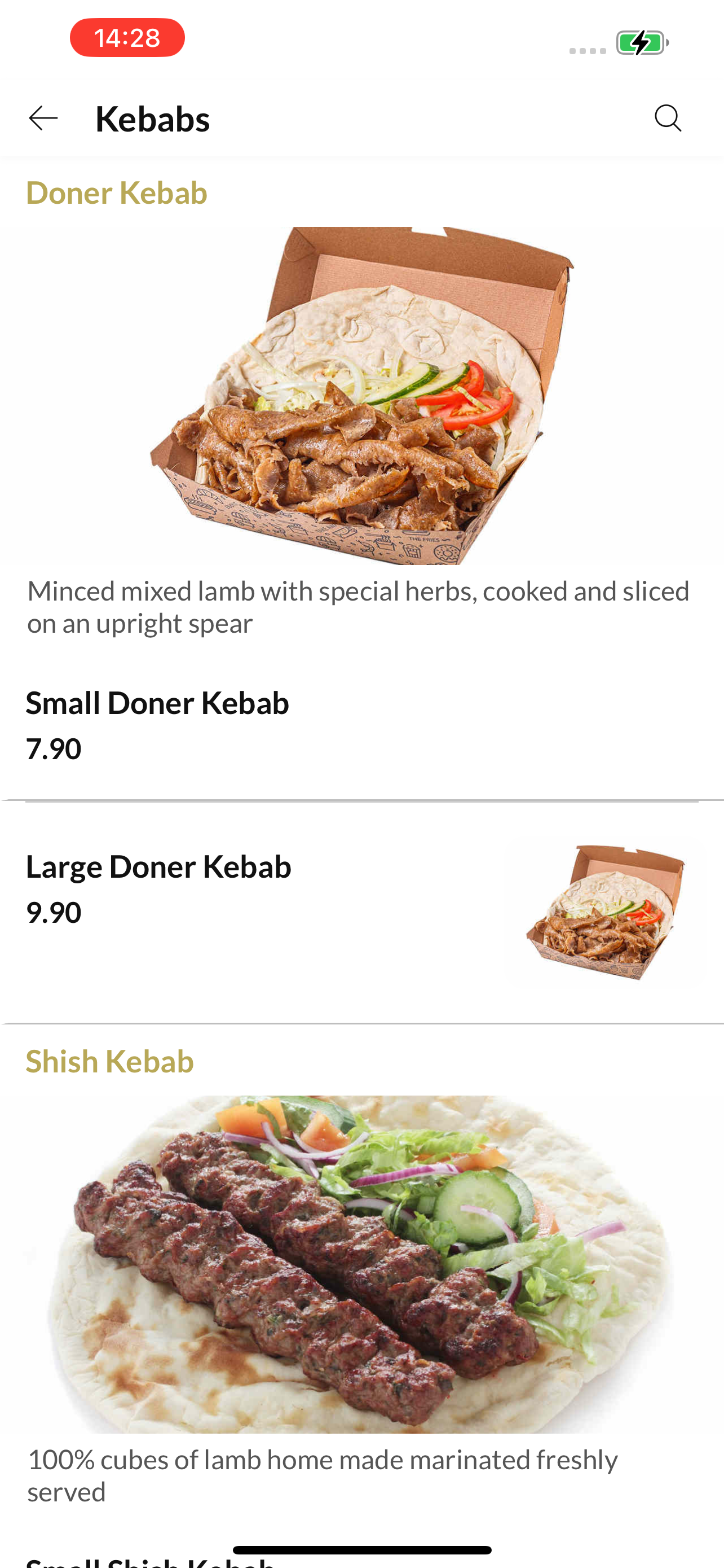 Royal Oak Kebab House. screenshot 3